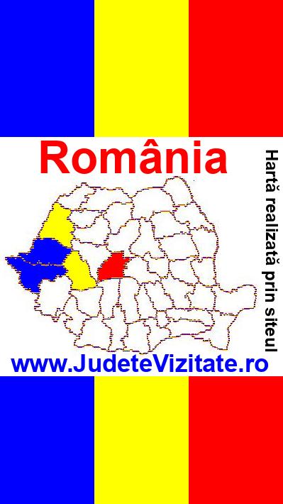 Județe vizitate în România: Arad, Bihor, Sibiu, Timis, Hunedoara. #judetevizitate 